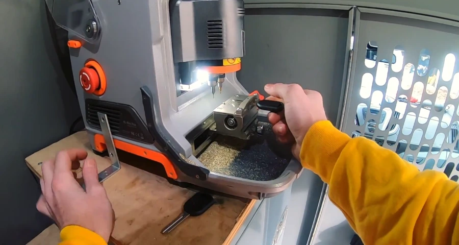 Mobile automotive locksmith service van and technician tools — car locksmith Jacksonville, FL